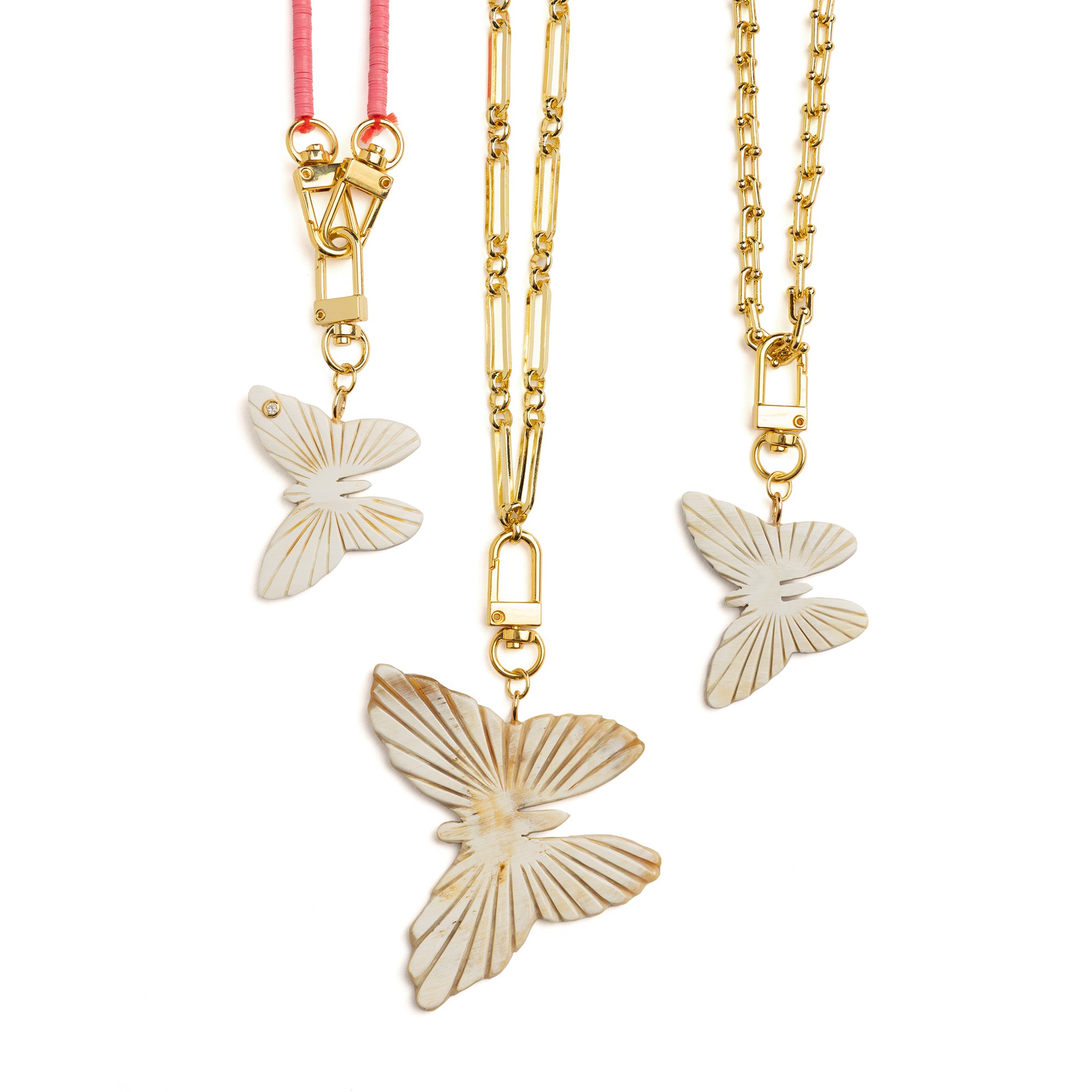 Alba Butterfly Charm - Large