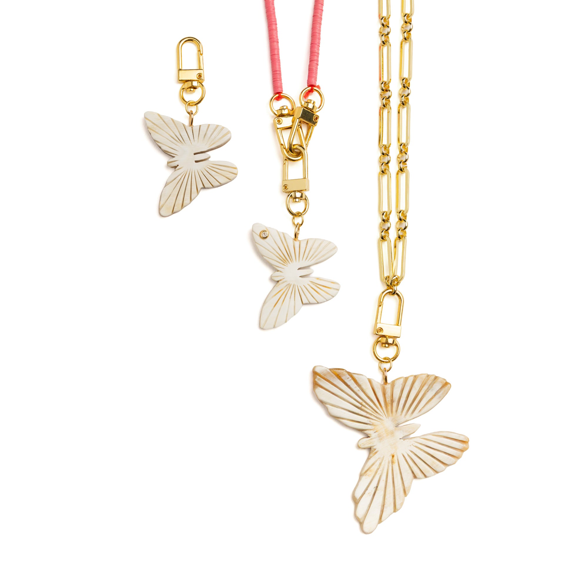 Alba Butterfly Charm - Large