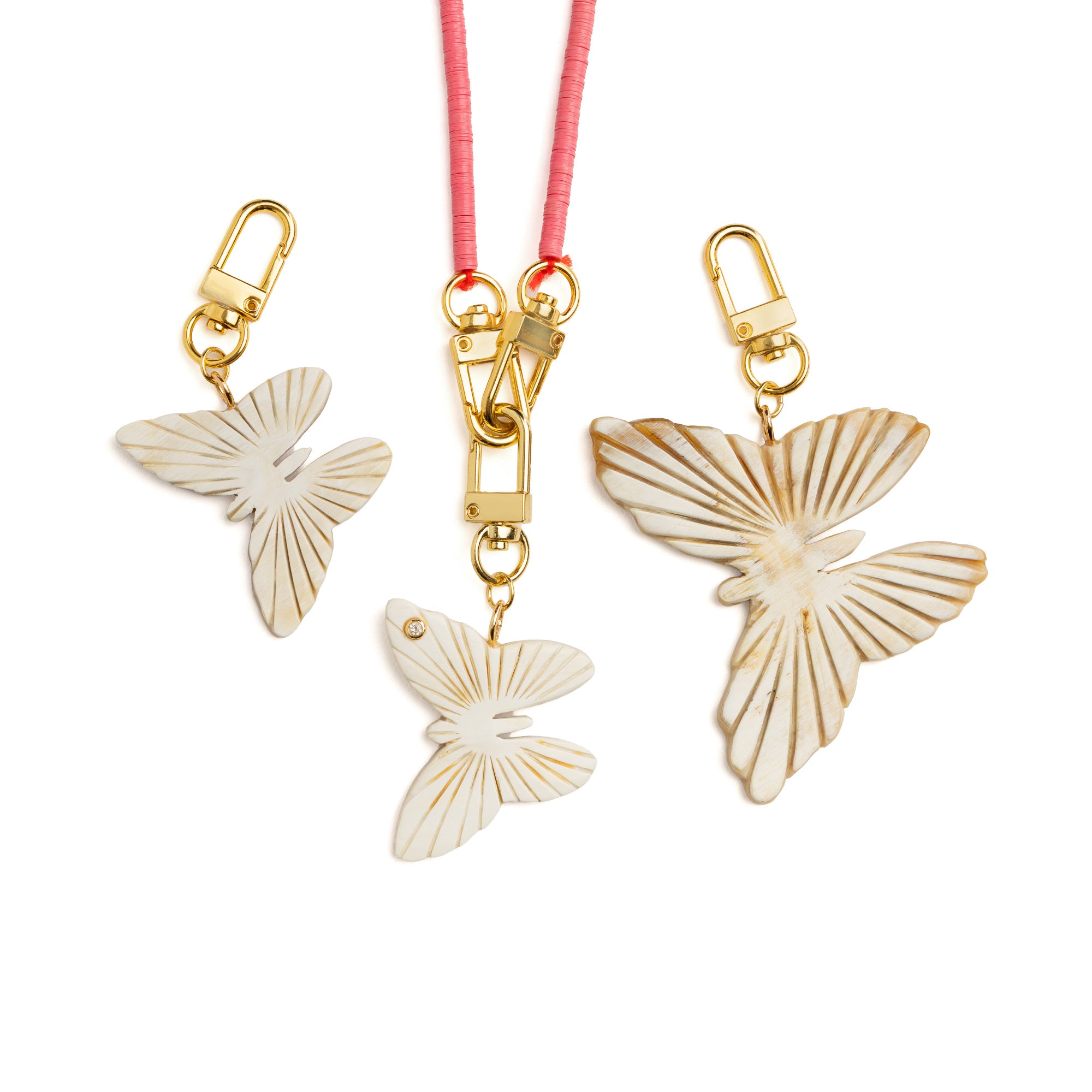 Alba Butterfly Charm - Large