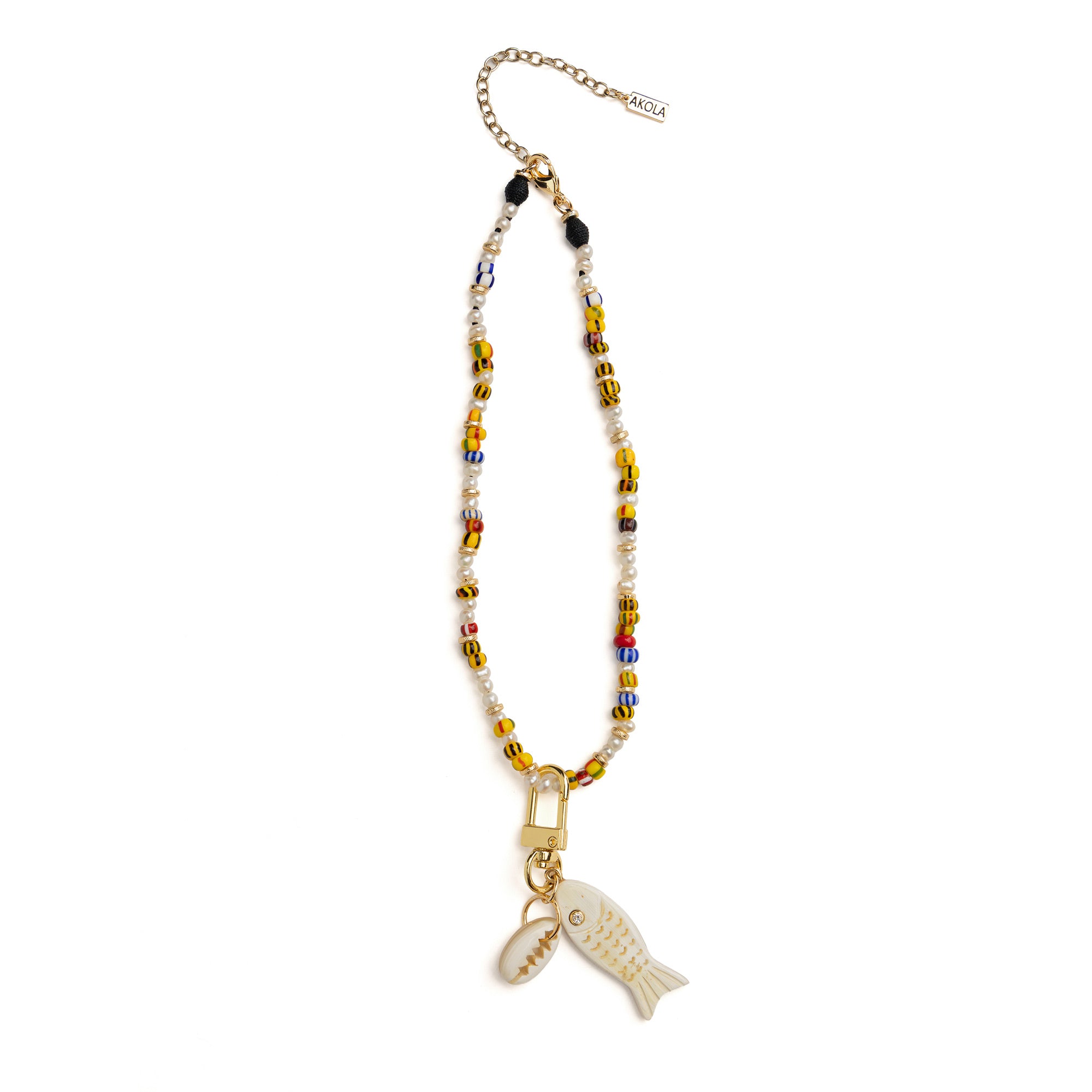Lilly Sisto Exclusive Petite Fish and Cowrie Charm by Akola
