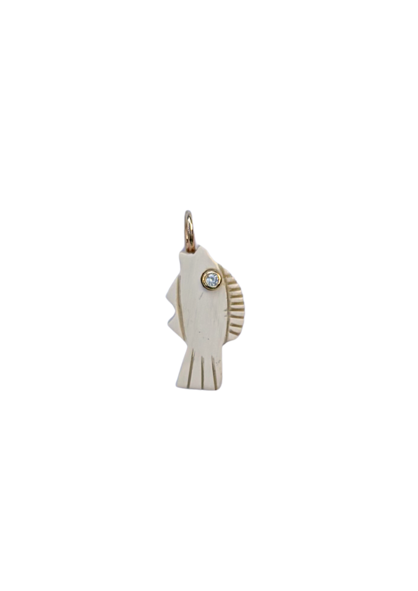 Fish Horn Charm by Nicola Bathie