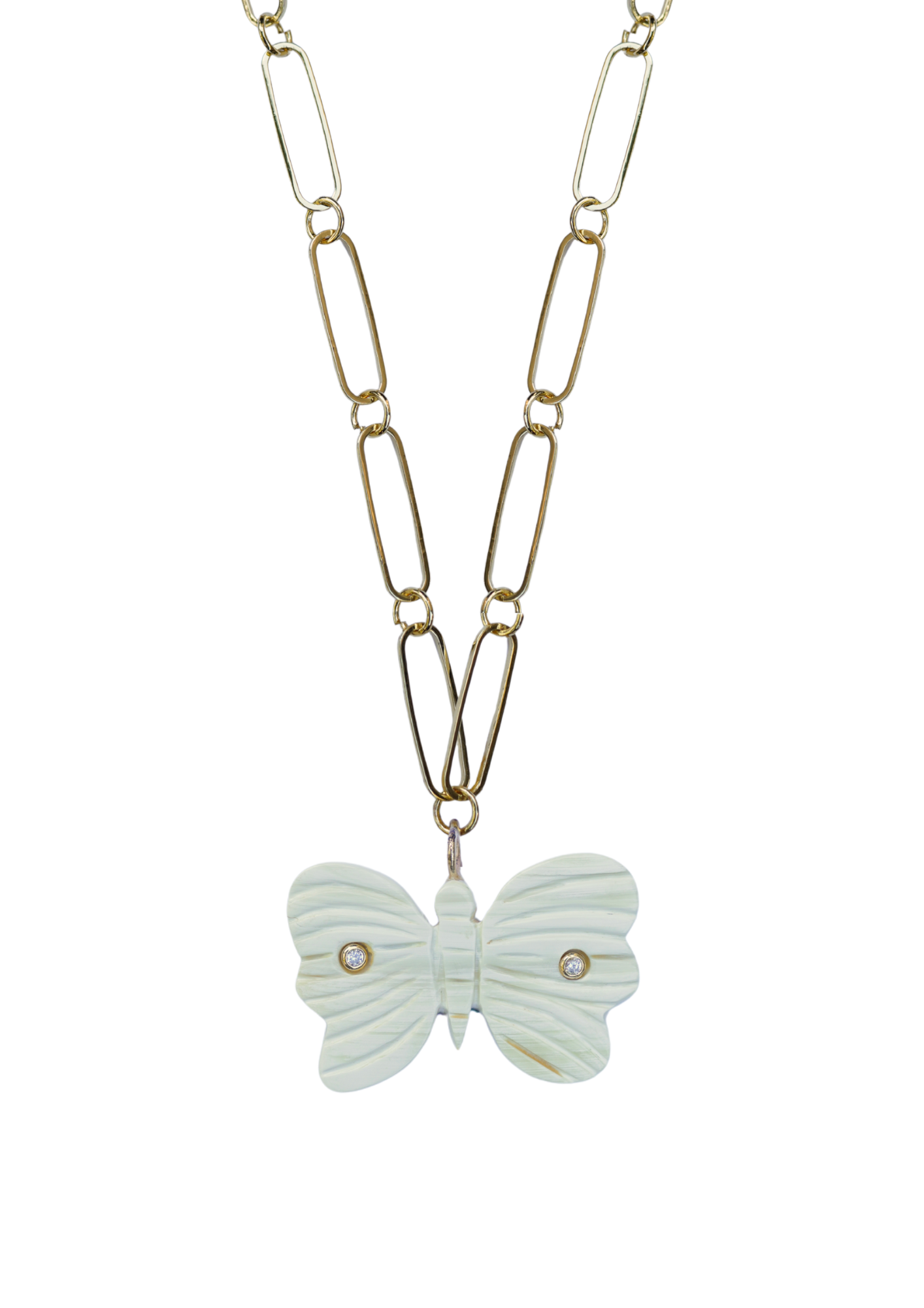 Butterfly Horn Embellished Charm by Nicola Bathie