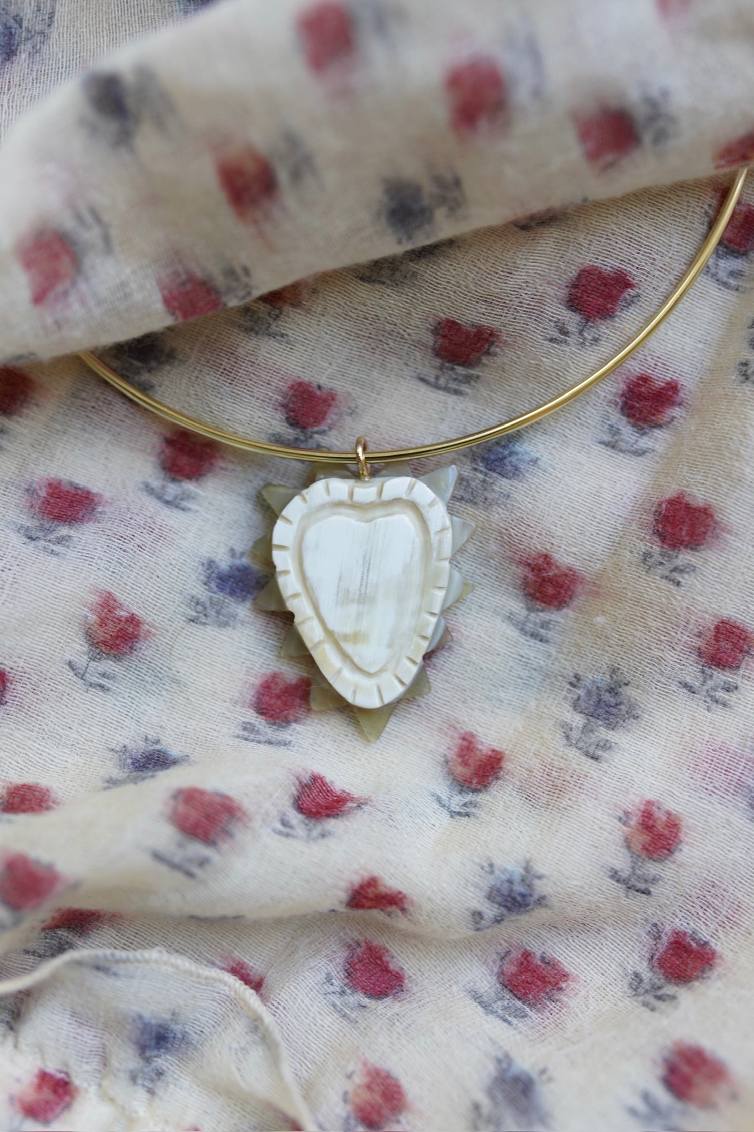 Amour Heart Horn Charm by Nicola Bathie