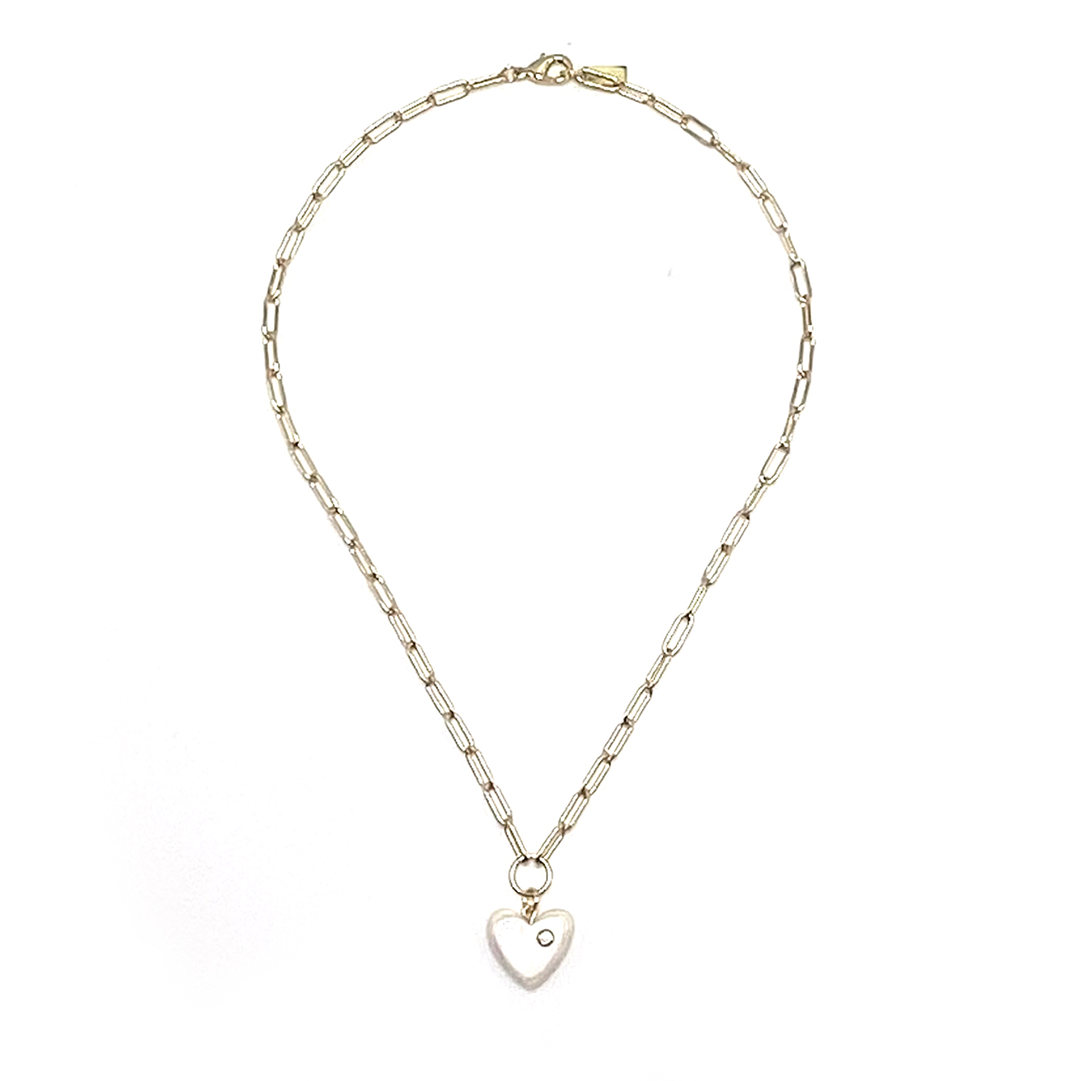 Vida Heart Charm Necklace