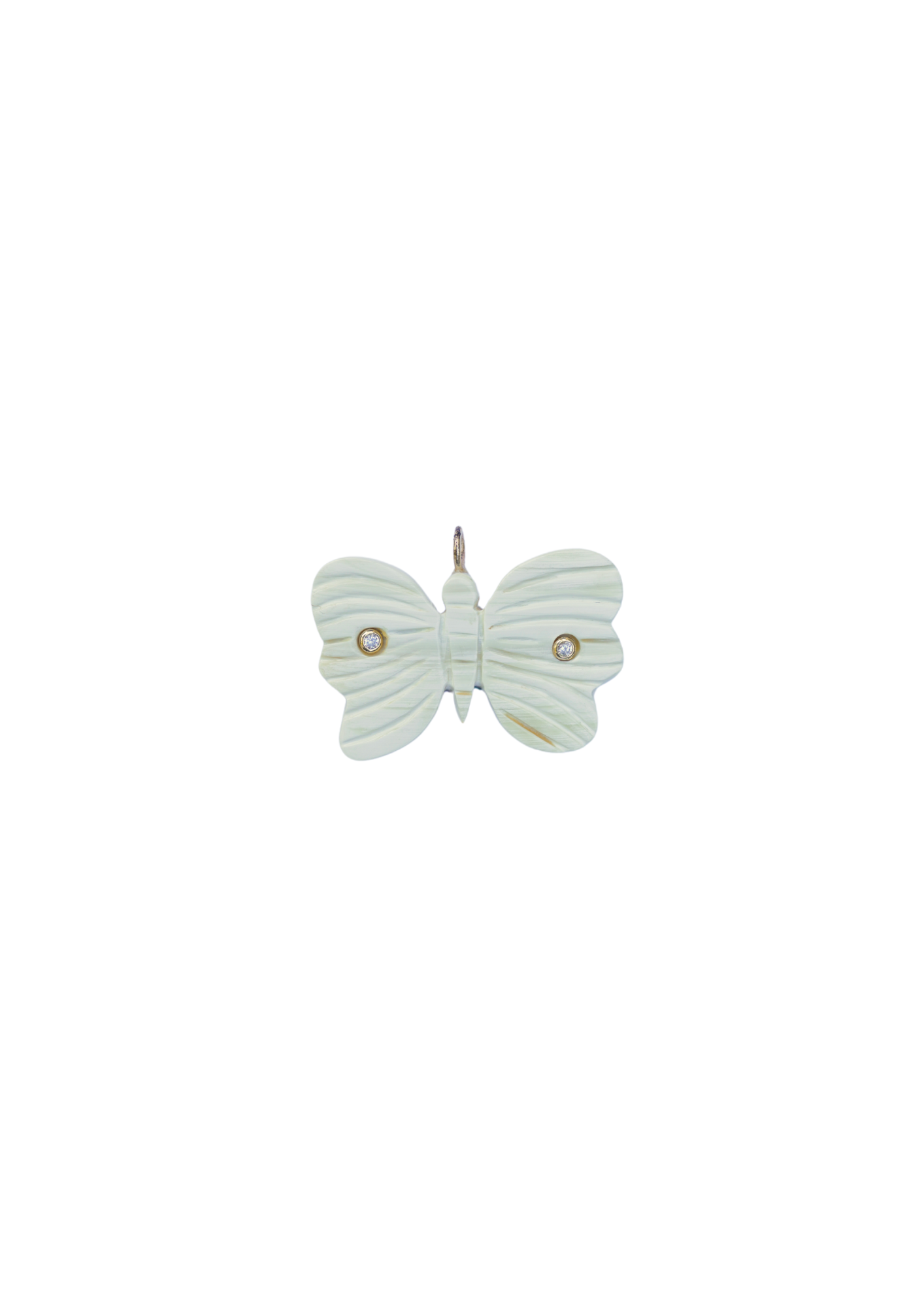 Butterfly Horn Embellished Charm by Nicola Bathie