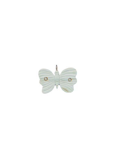 Butterfly Horn Embellished Charm by Nicola Bathie
