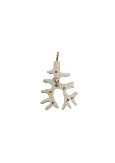 Coral Horn Charm by Nicola Bathie