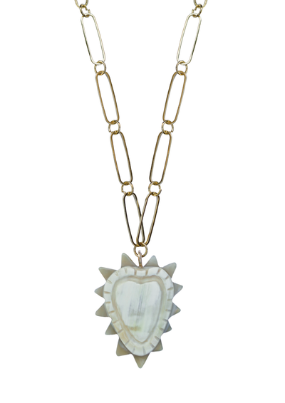Amour Heart Horn Charm by Nicola Bathie