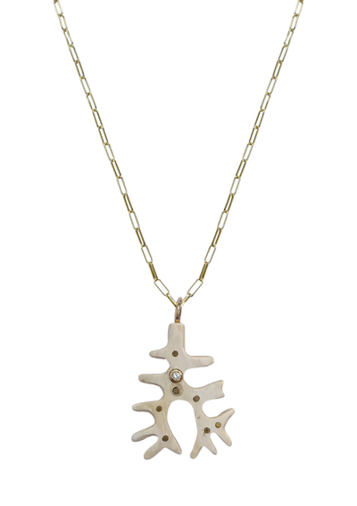 Coral Horn Charm by Nicola Bathie