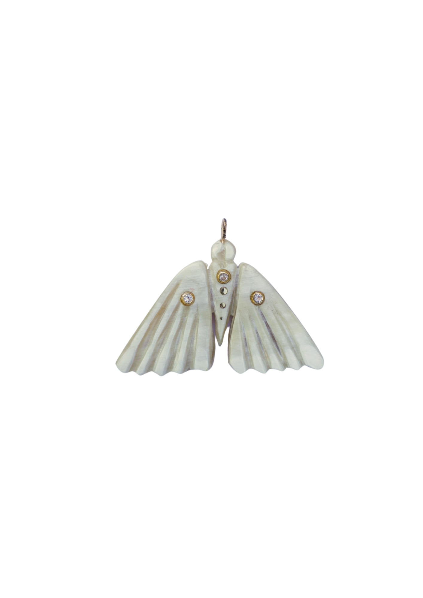 Dragonfly Embellished Horn Charm by Nicola Bathie