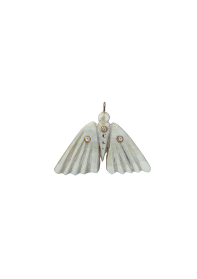 Dragonfly Embellished Horn Charm by Nicola Bathie
