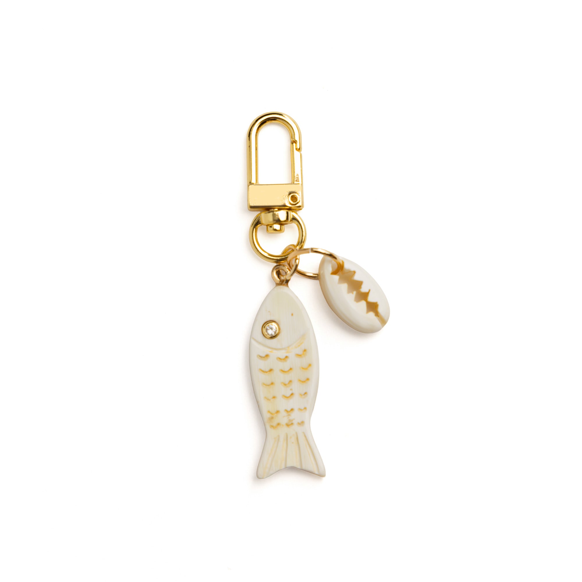 Lilly Sisto Exclusive Petite Fish and Cowrie Charm by Akola