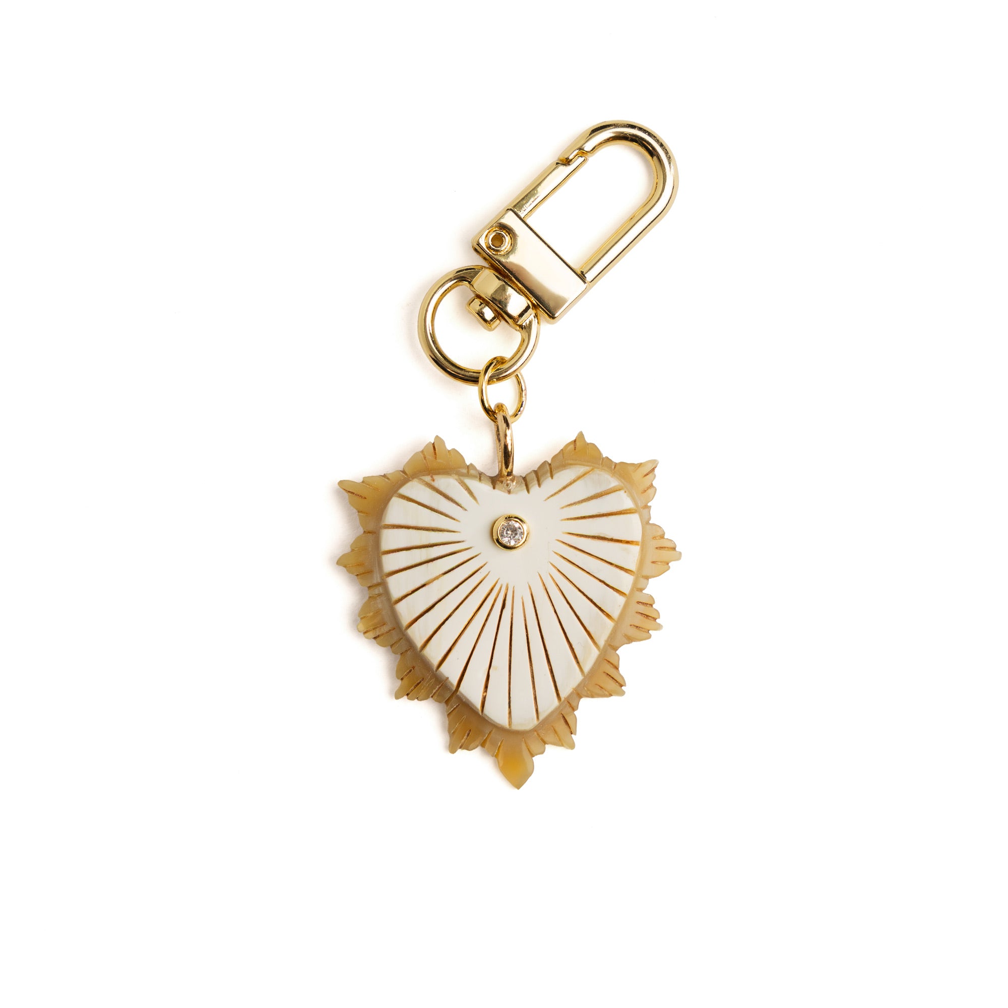 Amara Heart Charm - Small with Stud
