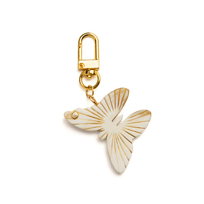 Alba Butterfly Charm - Small Studded