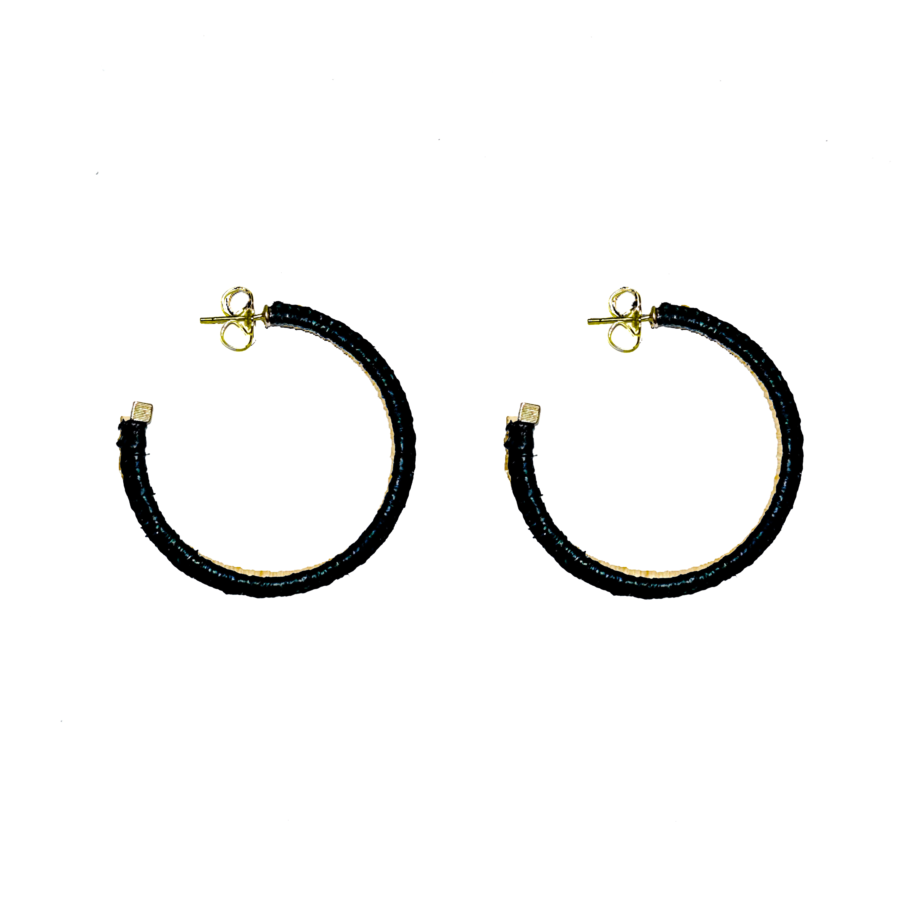 Medium Raffia Wrapped Hoop