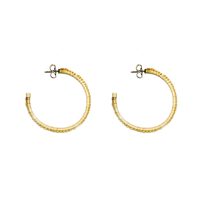 Medium Raffia Wrapped Hoop