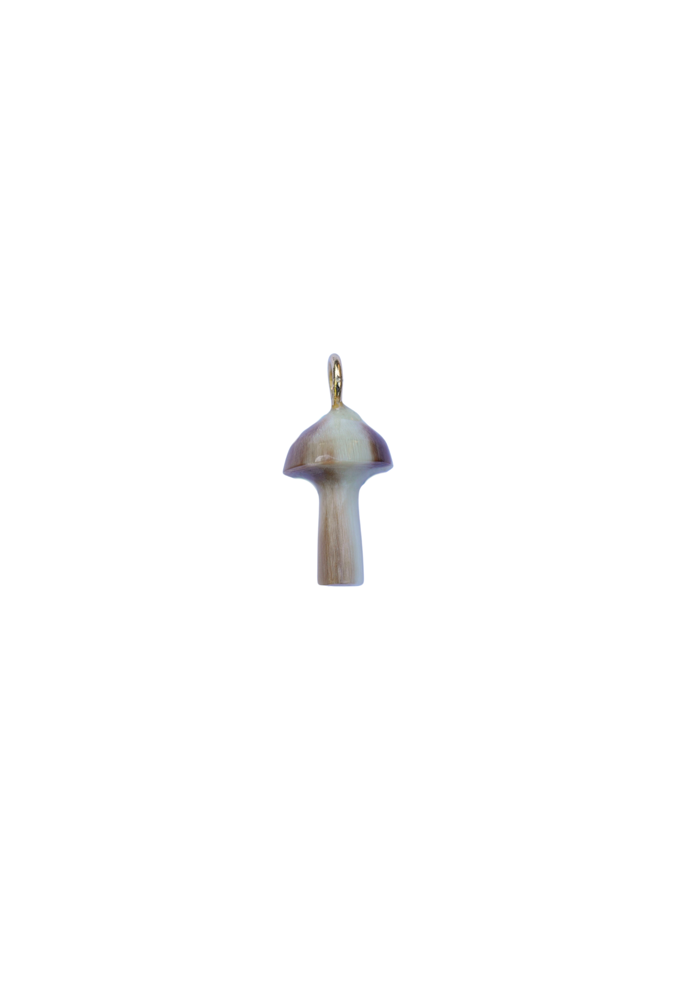 Mini Mushroom Horn Charm by Nicola Bathie