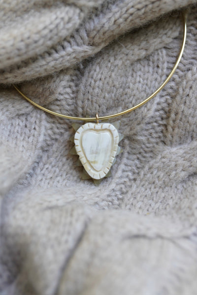 Amour Heart Horn Charm by Nicola Bathie