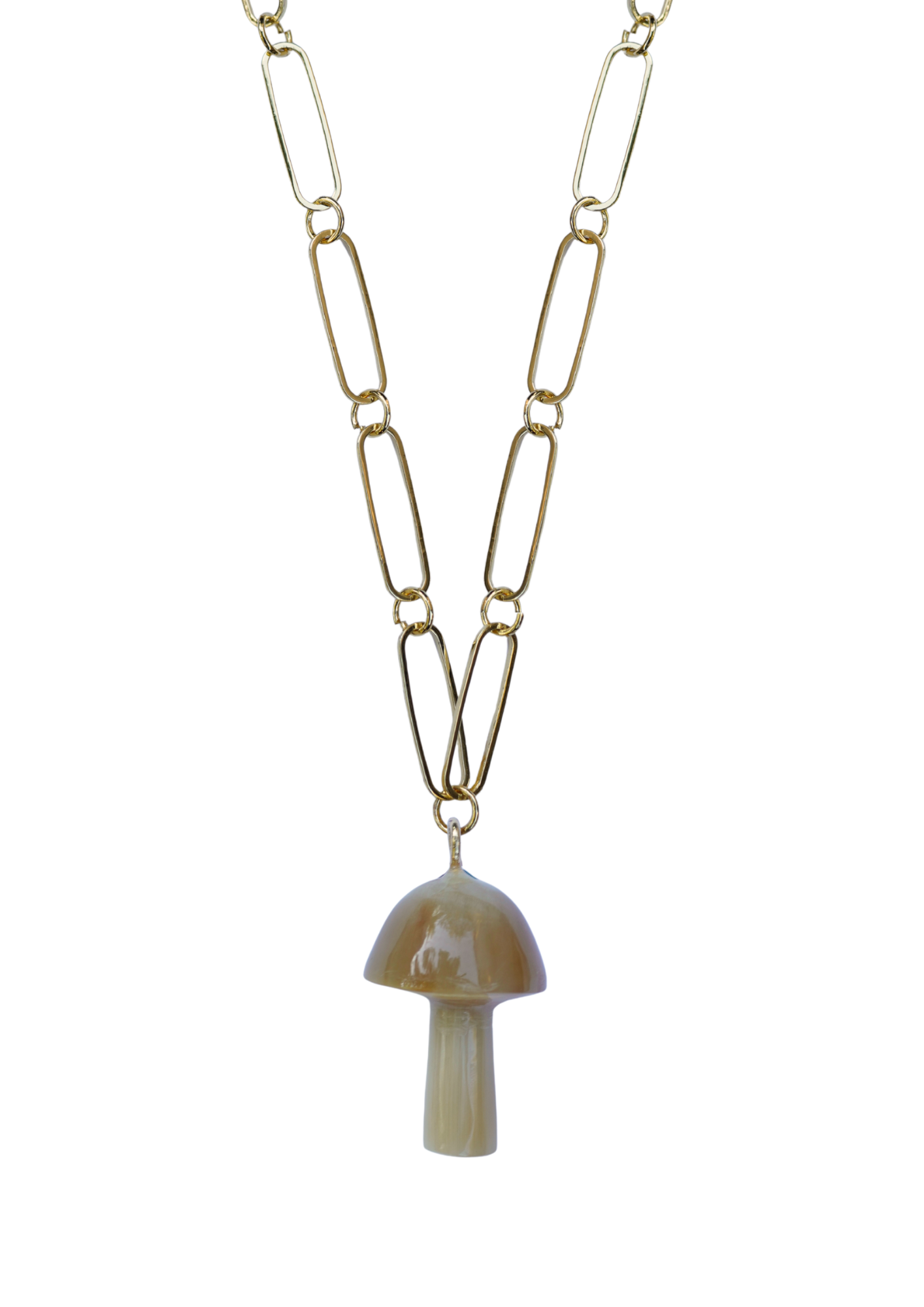 Mushroom Light Horn Charm by Nicola Bathie