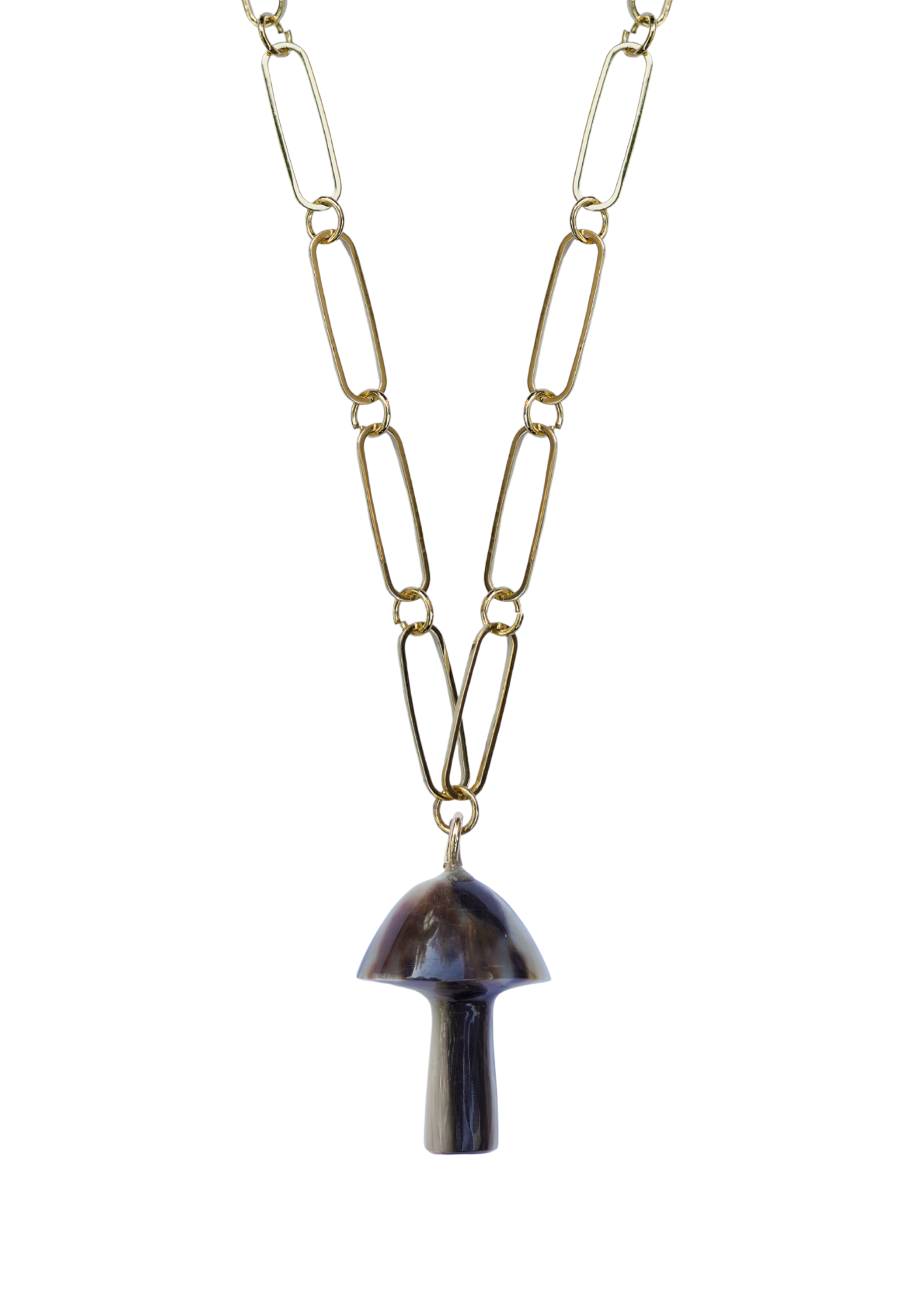 Mushroom Dark Horn Charm by Nicola Bathie