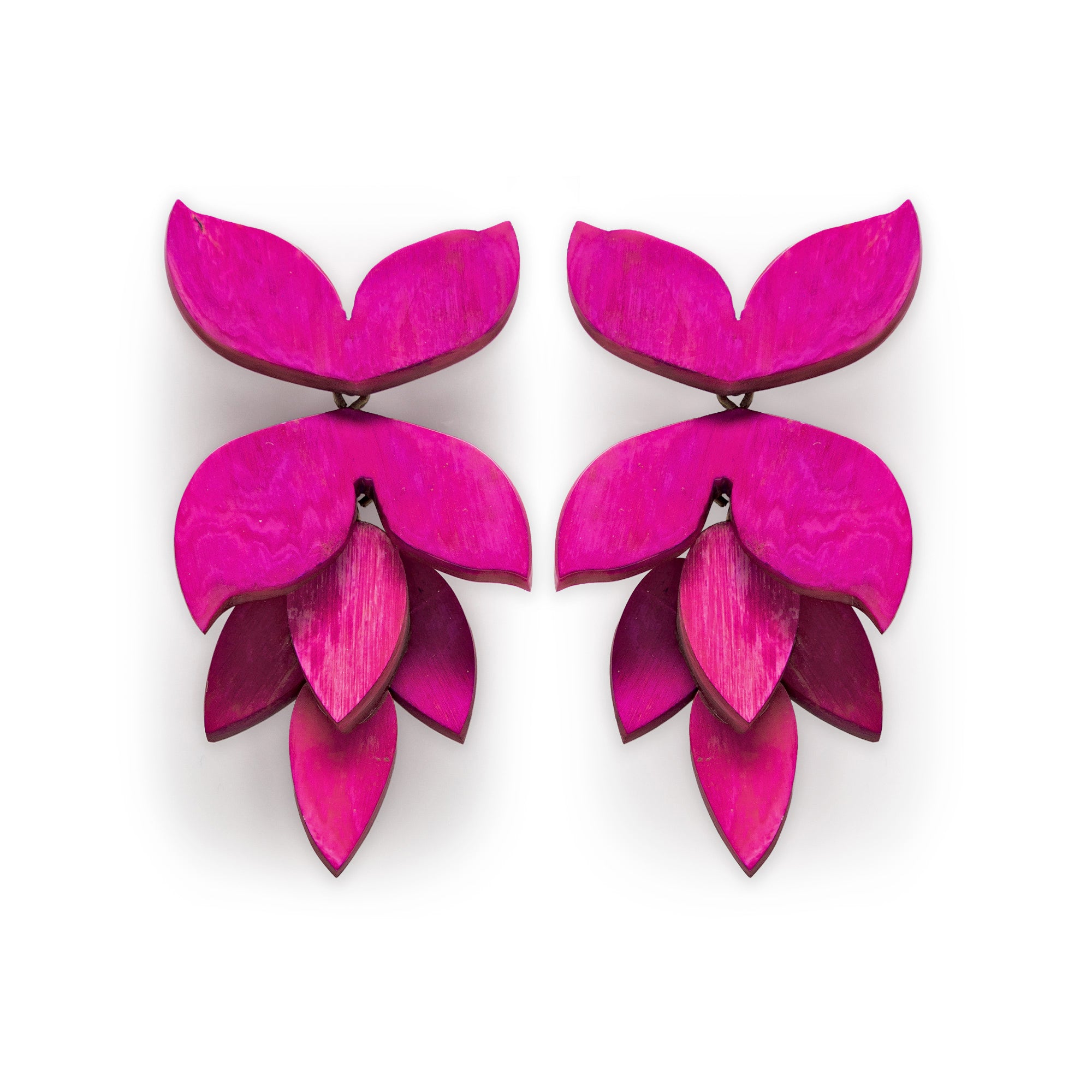 Horn Flower Earrings