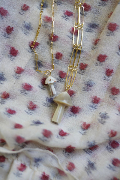 Mini Mushroom Horn Charm by Nicola Bathie