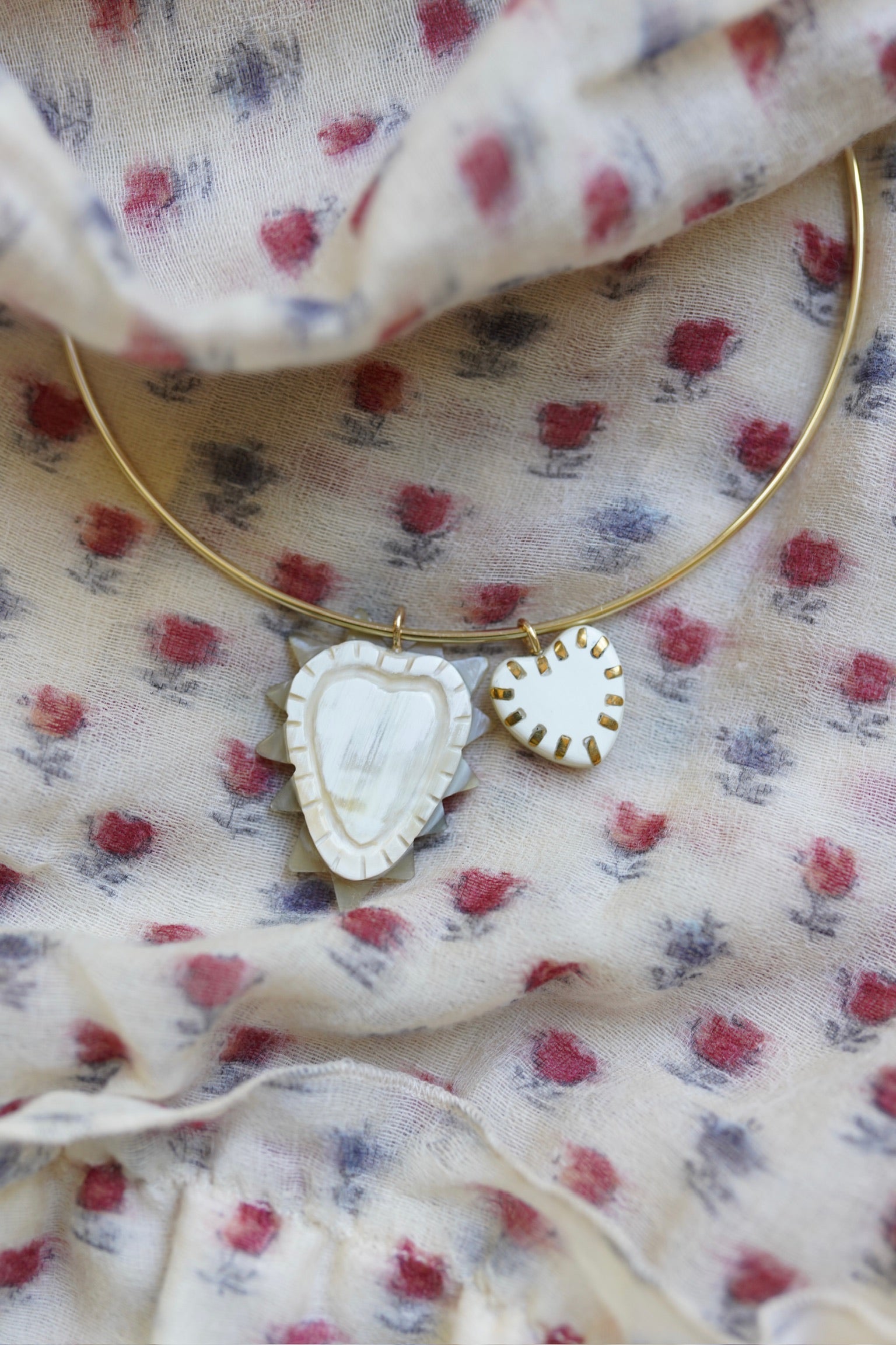 Amour Heart Horn Charm by Nicola Bathie