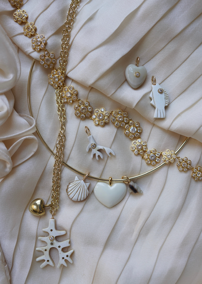 Seashell Horn Charm by Nicola Bathie