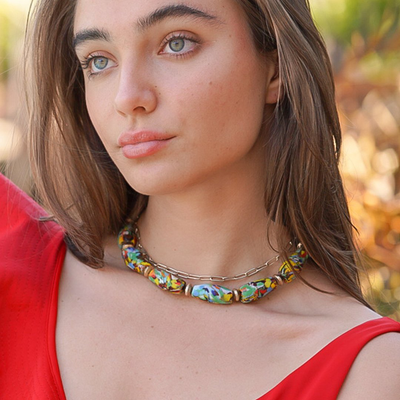 Maha Beaded Choker Necklace