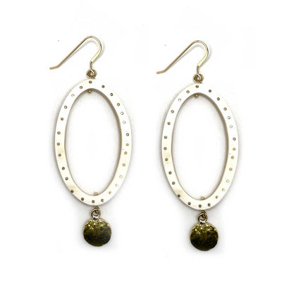 Kaya Oval Drop Earrings